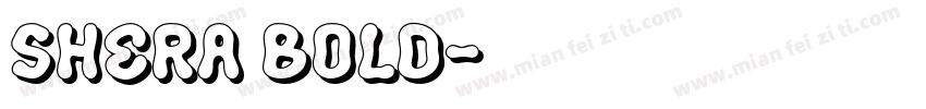 Shera Bold字体转换